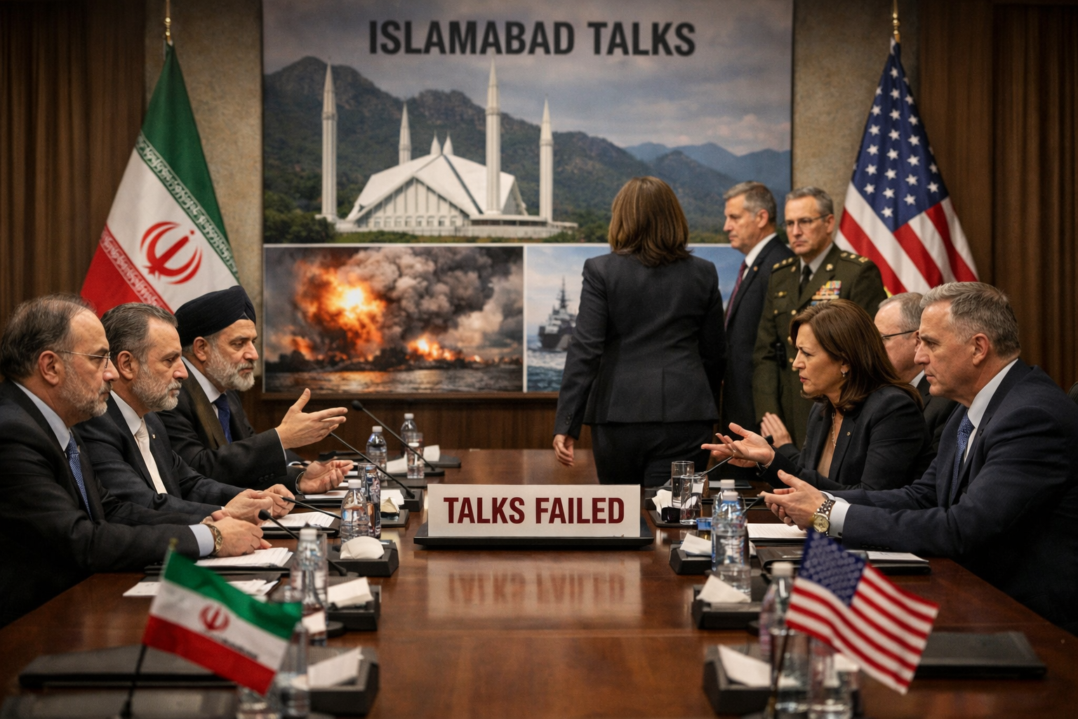 Headline: Iran–U.S. Talks Fail in Islamabad, Tensions May Escalate